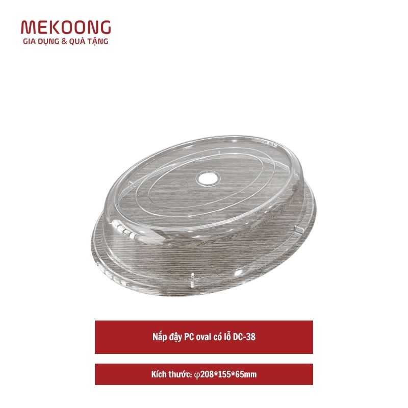 Nắp đậy PC oval có lỗ DC-38