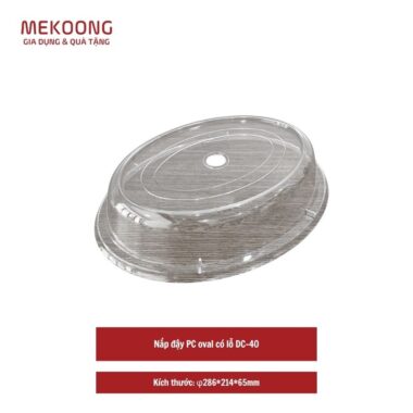 Nắp đậy PC oval có lỗ DC-40