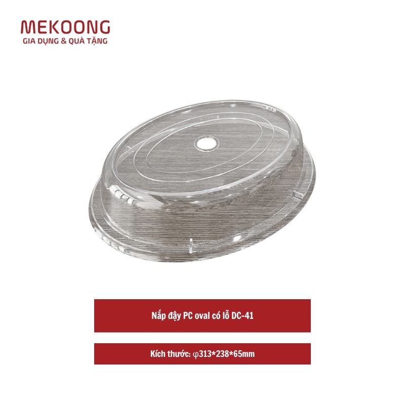 Nắp đậy PC oval có lỗ DC-41