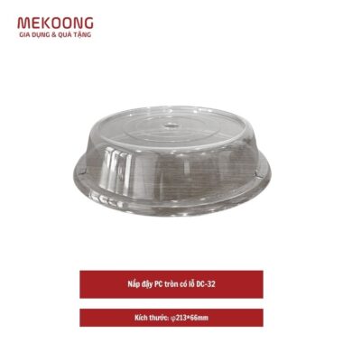 Nắp đậy PC tròn có lỗ DC-32