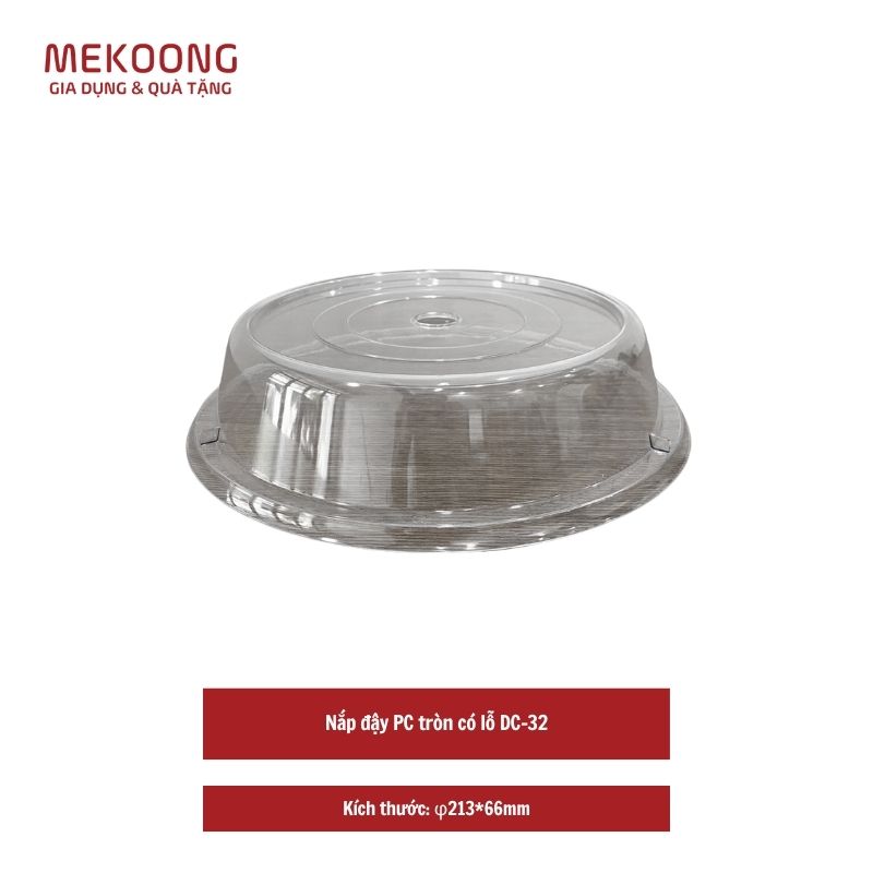 Nắp đậy PC tròn có lỗ DC-32