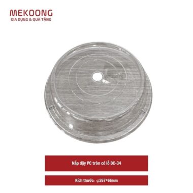 Nắp đậy PC tròn có lỗ DC-34