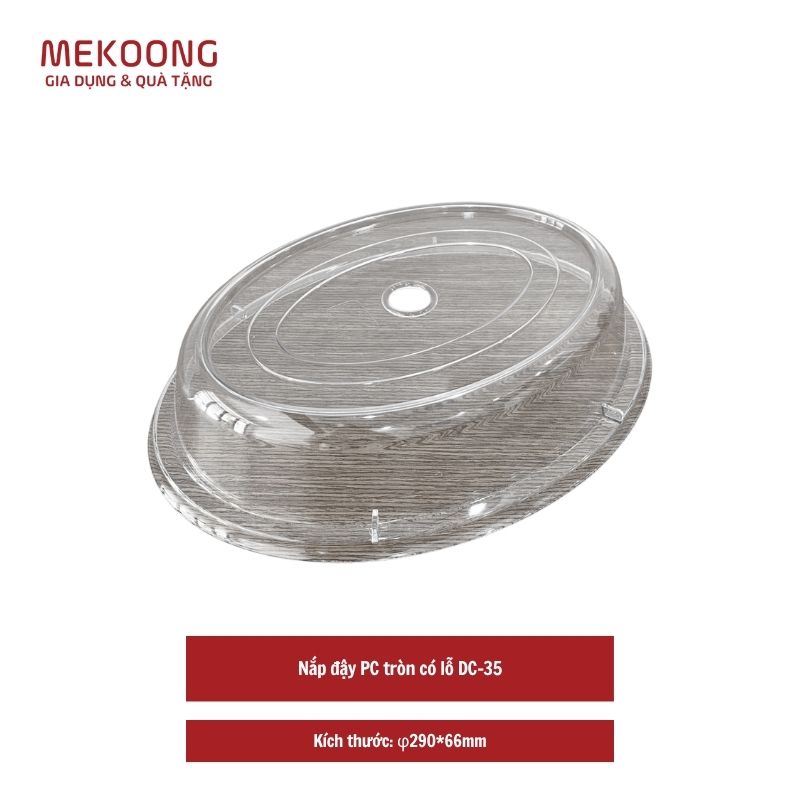 Nắp đậy PC tròn có lỗ DC-35