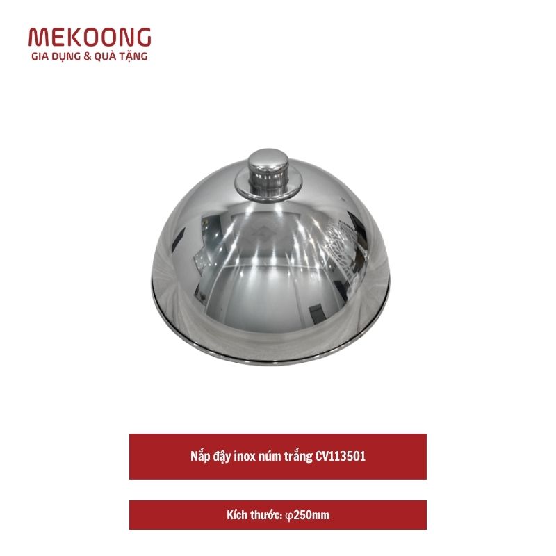 Nắp đậy inox núm trắng CV113501