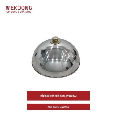 Nắp đậy inox núm vàng CV113502