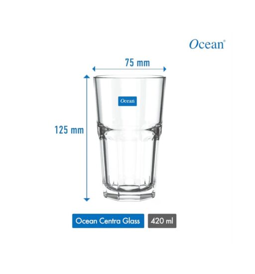 Cốc Thủy Tinh Centra Hi Ball 420ml OCean mekoong (2)