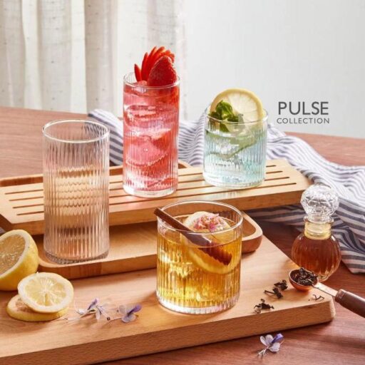 Cốc Thủy Tinh Pulse Rock 235ml Ocean Mek (1)