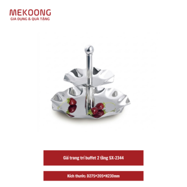 Giá trang trí buffet 2 tầng SX-2344
