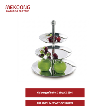 Giá trang trí buffet 3 tầng SX-2366