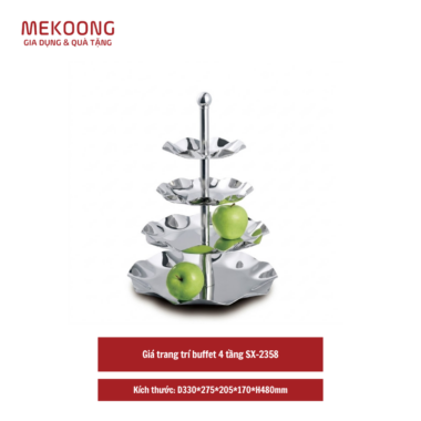 Giá trang trí buffet 4 tầng SX-2358