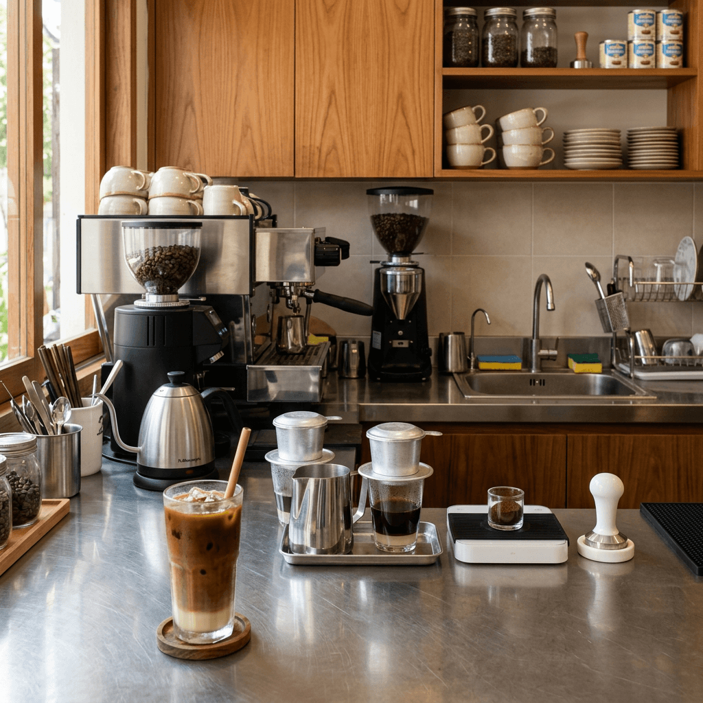 2. Danh Mục Dụng Cụ Và Trang Thiết Bị Cần Thiết Cho Quán Cafe