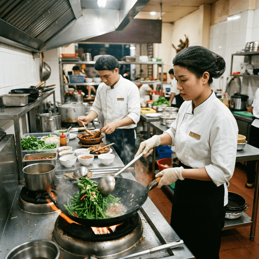 2. Các Phân Khu Chức Năng Và Trang Thiết Bị Cần Thiết Trong Bếp Công Nghiệp