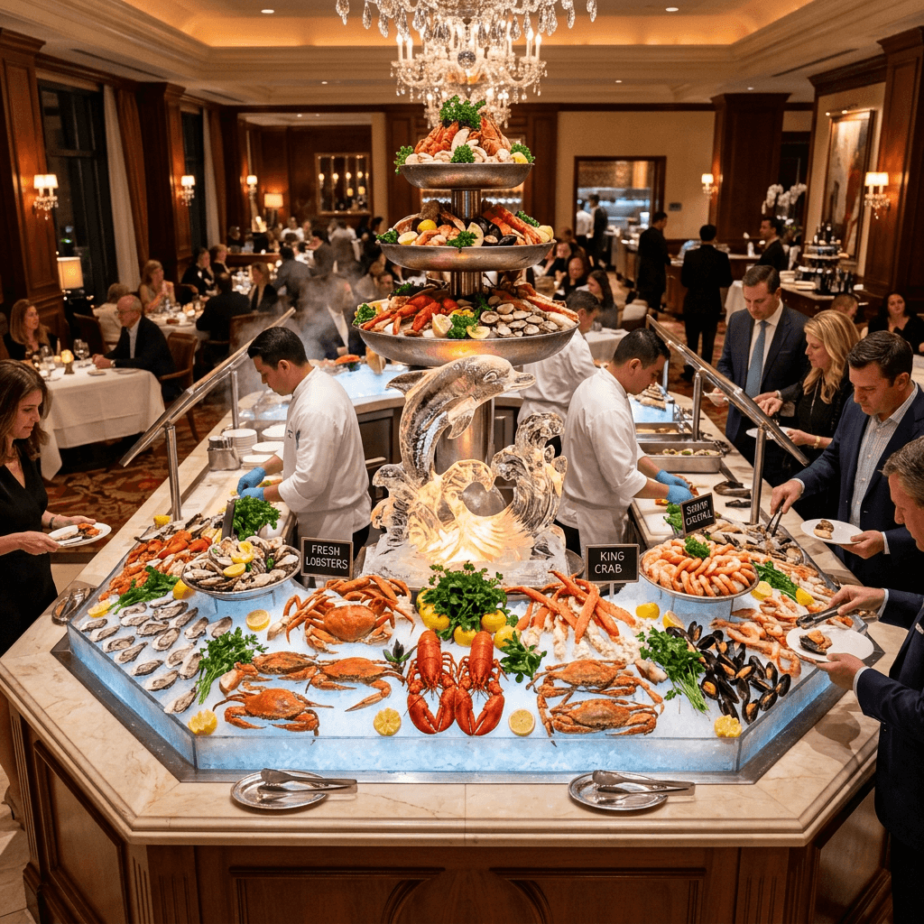 6. Hướng Dẫn Quy Trình Setup Quầy Line Buffet Tối Ưu Vận Hành
