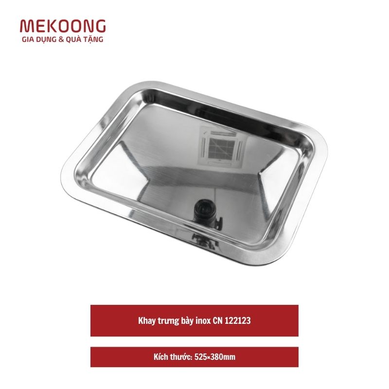 Khay trung bay inox CN 122123 Khay trưng bày inox CN 122123