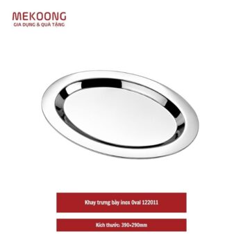 Khay trưng bày inox Oval 122011