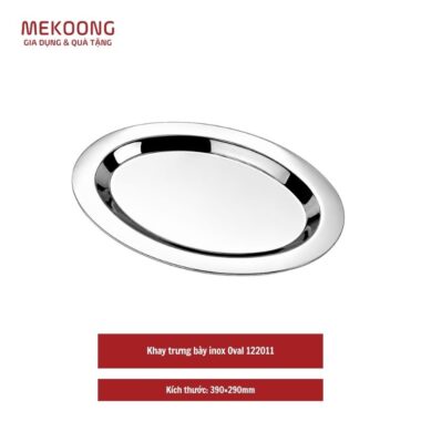 Khay trưng bày inox Oval 122011