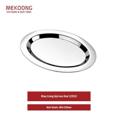 Khay trưng bày inox Oval 122012