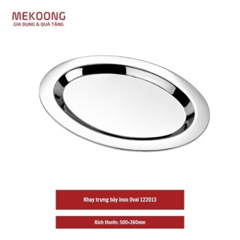 Khay trưng bày inox Oval 122013