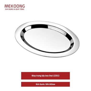 Khay trưng bày inox Oval 122013